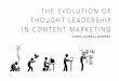 The Evolution of Thought Leadership in Content Marketing, WTF UK is Content Marketing, November 2016