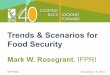 Trends and Scenarios for Food Security