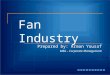 Fan industry cluster - Gujrawala, Pakistan