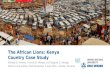 African Lions Author Workshop 2015: Kenya Country Case Study