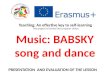 42 BABSKY - presentation and evaluation of the lesson