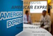 Case analysis: American Express