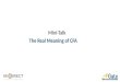 Mini Talk "The Real Meaning of CFA" in VNDirect