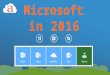 Microsoft in 2016 Client briefing