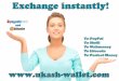 Exchange Bitcoin / Litecoin and Paysafecard to PayPal, Perfect Money, Skrill, Webmoney, Bitcoin, Litecoin. Buy / Sell Bitcoin