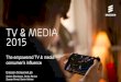 Ericsson ConsumerLab, annual TV & Media report 2015 - Presentation