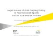 Legal Issues of Anti-Doping Policy in Pro-Sports