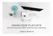 Knowledge Playlists - Do-it-Ourselves Continuous Learning