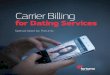 Carrier billing for dating services . special report by Fortumo