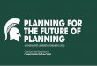Planning For The Future of Planning