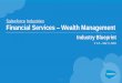 Financial Services Cloud - Blueprint Webinar (March 20, 2016)