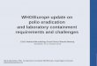 Who europe update on polio eradication