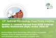 Lessons learned from ecdc eqa review 2010-2015