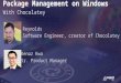 Package Management on Windows with Chocolatey