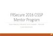 Slide Deck Class Session 10 – FRSecure CISSP Mentor Program