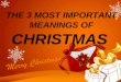 December 20, 2015 - Sunday Message -THE 3 MOST IMPORTANT MEANINGS OF CHRISTMAS - 2ND MEANING: CHRISTMAS MEANS THE KINGDOM OF GOD ON EARTH