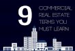 9 Commercial Real Estate Terms you Must Learn