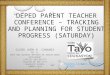 DepEd Parent Teacher Conference-Tracking  Planning for Student Progress