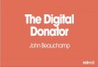 The Power of the Digital Donator