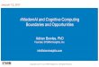 Smart Data Slides: Modern AI and Cognitive Computing - Boundaries and Opportunities