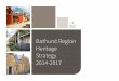Bathurst Heritage Strategy 2014-17