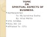 Spiritual aspects of business