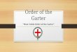 Order of-the-garter