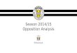 Opposition Analysis 2014/15 - Kilmarnock FC