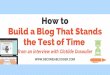 How to Build a Blog That Stands the Test of Time - Clotilde Dusoulier
