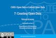 Creating Open Data