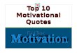 Top 10 Inspirational and Motivational Quotes