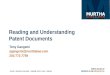 Reading and Understanding Patent Documents