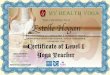Estelle Hogan MHY Certificate