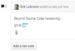 Beyond Source Code Versioning - git at SAP