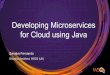 Developing Micro-Services for Cloud using Java
