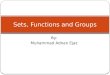 Sets, functions and groups