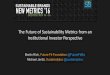 The Future of Sustainability Metrics from an Institutional Investor Perspective
