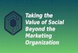 Taking the Value of Social Outside the Marketing Organization