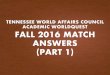 WorldQuest Fall 2016 Practice Match Answers Part 1