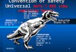 Convention of safety universal anti t-rex 2016