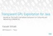 Transparent GPU Exploitation for Java