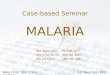 Malaria case-based seminar