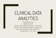 Clinical data analytics