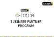 Business partner program details