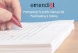 Emendist Professional Scientific Manuscript Proofreading & Editing
