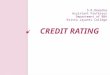Unit 4   credit rating