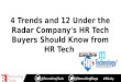 4 Trends and 12 Under The Radar Companies HR Tech Buyers Should Know from #hrtechconf 2015