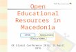Open Educational Resources Initiative in Macedonia