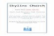 Skyline Church-Training Manual-General