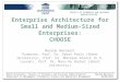 Public PhD Defense Enterprise Architecture for Small and Medium-Sized Enterprises: CHOOSE - Maxime Bernaert